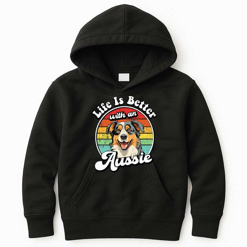Australian Shepherd Kids Hoodie