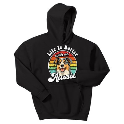 Australian Shepherd Kids Hoodie