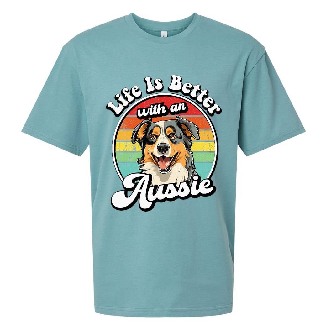 Australian Shepherd Sueded Cloud Jersey T-Shirt