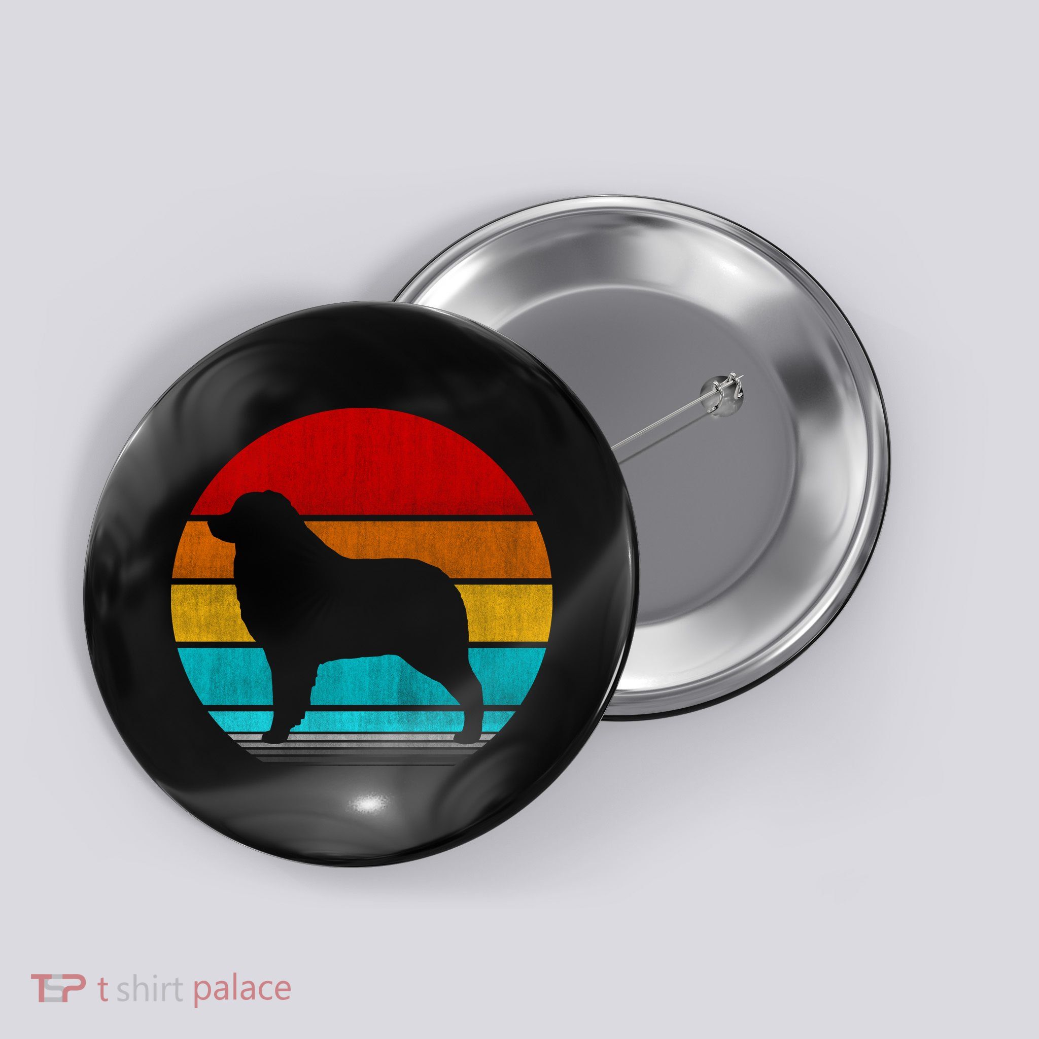 Australian Shepherd Button