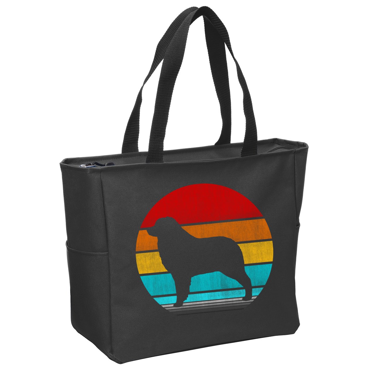 Australian Shepherd Zip Tote Bag