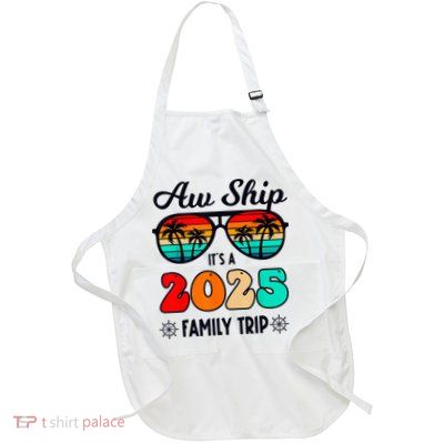 Aw Ship A 2025 Family Trip Family Cruise Group Matching Apron