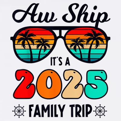 Aw Ship A 2025 Family Trip Family Cruise Group Matching T-Shirt