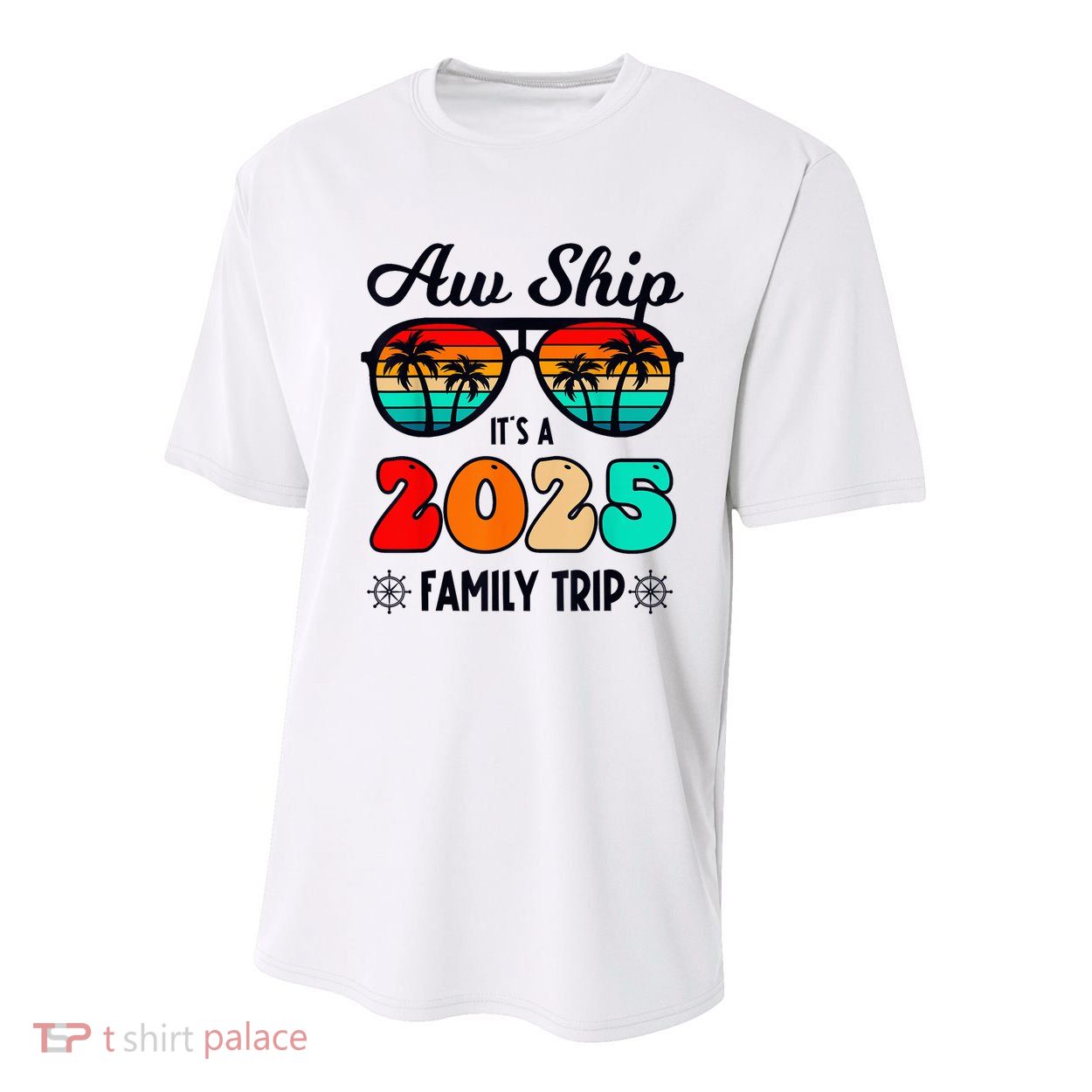 Aw Ship A 2025 Family Trip Family Cruise Group Matching Youth Performance Sprint T-Shirt