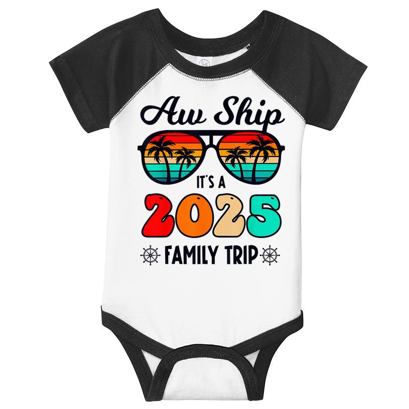 Aw Ship A 2025 Family Trip Family Cruise Group Matching Infant Baby Jersey Bodysuit