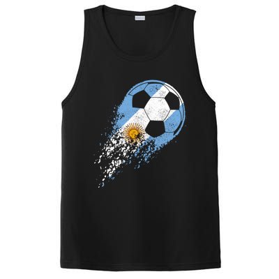 Argentina Soccer Argentinian Flag Pride Soccer Player Gift PosiCharge Competitor Tank