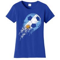 Argentina Soccer Argentinian Flag Pride Soccer Player Gift Women's T-Shirt