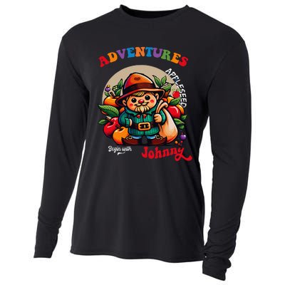 Apple Seed Adventures Begin With Johnny  Fun Costume Cooling Performance Long Sleeve Crew