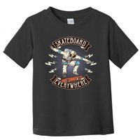 Astronaut Skateboarding Toddler T-Shirt