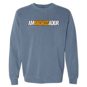 Ambadassador Subtle Ambassador Warehouse Associate Swagazon Garment-Dyed Sweatshirt