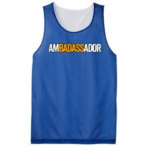 Ambadassador Subtle Ambassador Warehouse Associate Swagazon Mesh Reversible Basketball Jersey Tank