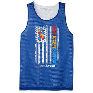 Autism Shirt Autistic Love Accept Support Autism Awareness Mesh Reversible Basketball Jersey Tank