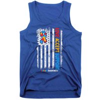 Autism Shirt Autistic Love Accept Support Autism Awareness Tank Top