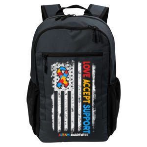 Autism Shirt Autistic Love Accept Support Autism Awareness Daily Commute Backpack