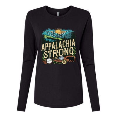 Appalachia Strong Womens Cotton Relaxed Long Sleeve T-Shirt