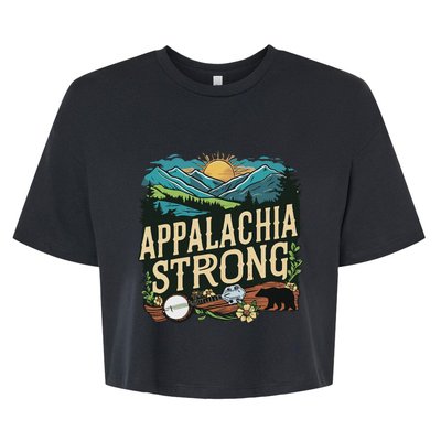 Appalachia Strong Bella+Canvas Jersey Crop Tee