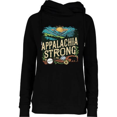 Appalachia Strong Womens Funnel Neck Pullover Hood