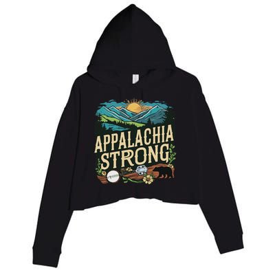 Appalachia Strong Crop Fleece Hoodie