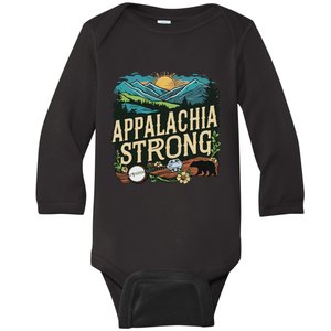 Appalachia Strong Baby Long Sleeve Bodysuit