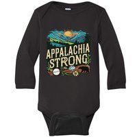 Appalachia Strong Baby Long Sleeve Bodysuit