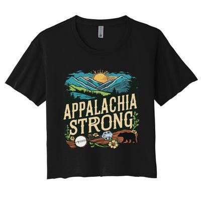 Appalachia Strong Women's Crop Top Tee