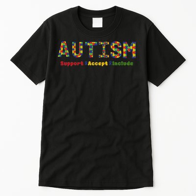 Autism - Support Accept Include Autism Awareness Tall T-Shirt