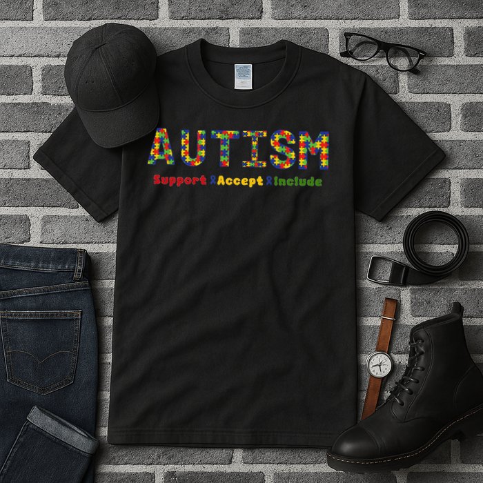 Autism - Support Accept Include Autism Awareness Tall T-Shirt