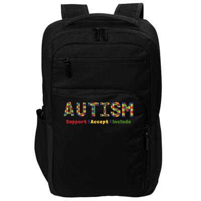 Autism - Support Accept Include Autism Awareness Impact Tech Backpack