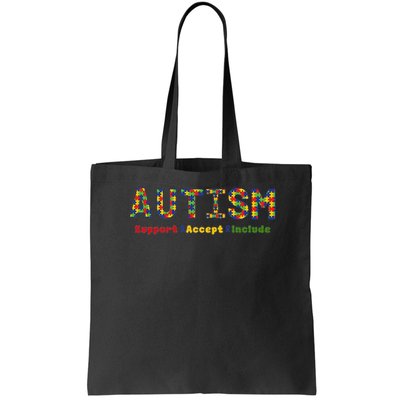 Autism - Support Accept Include Autism Awareness Bag