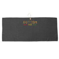 Autism - Support Accept Include Autism Awareness Large Microfiber Waffle Golf Towel