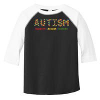 Autism - Support Accept Include Autism Awareness Toddler Fine Jersey T-Shirt