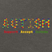 Autism - Support Accept Include Autism Awareness Cotton Canvas Backpack