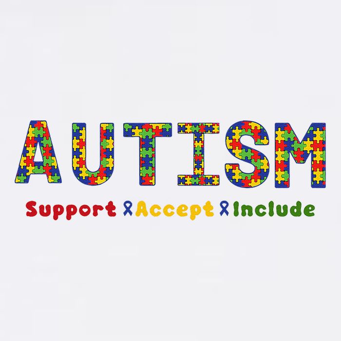 Autism - Support Accept Include Autism Awareness Garment-Dyed Sweatshirt