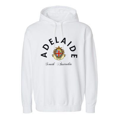 Adelaide South Australia Australian Kangaroo Adelaide Garment-Dyed Fleece Hoodie