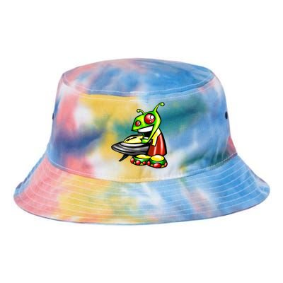 Alien & Saucer Tie Dye Newport Bucket Hat