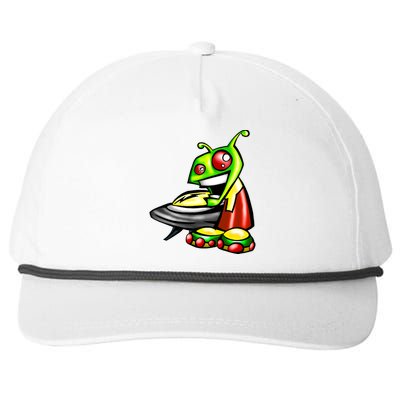 Alien & Saucer Snapback Five-Panel Rope Hat