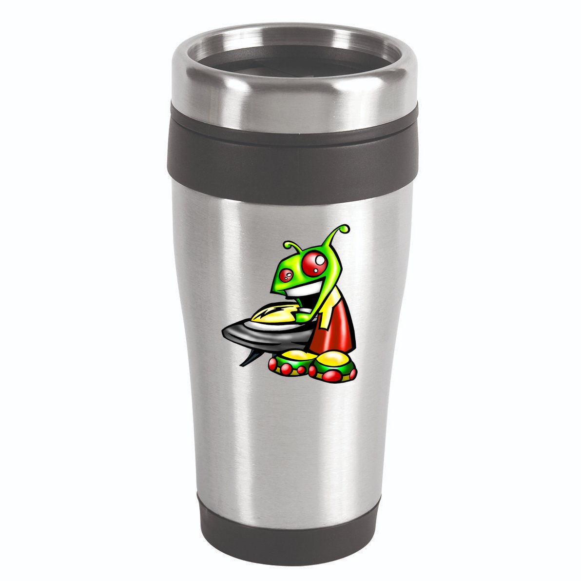 Alien & Saucer 16oz Travel Tumbler