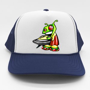 Alien & Saucer Trucker Hat