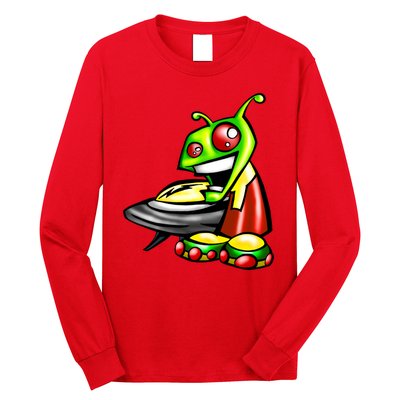 Alien & Saucer Long Sleeve Shirt