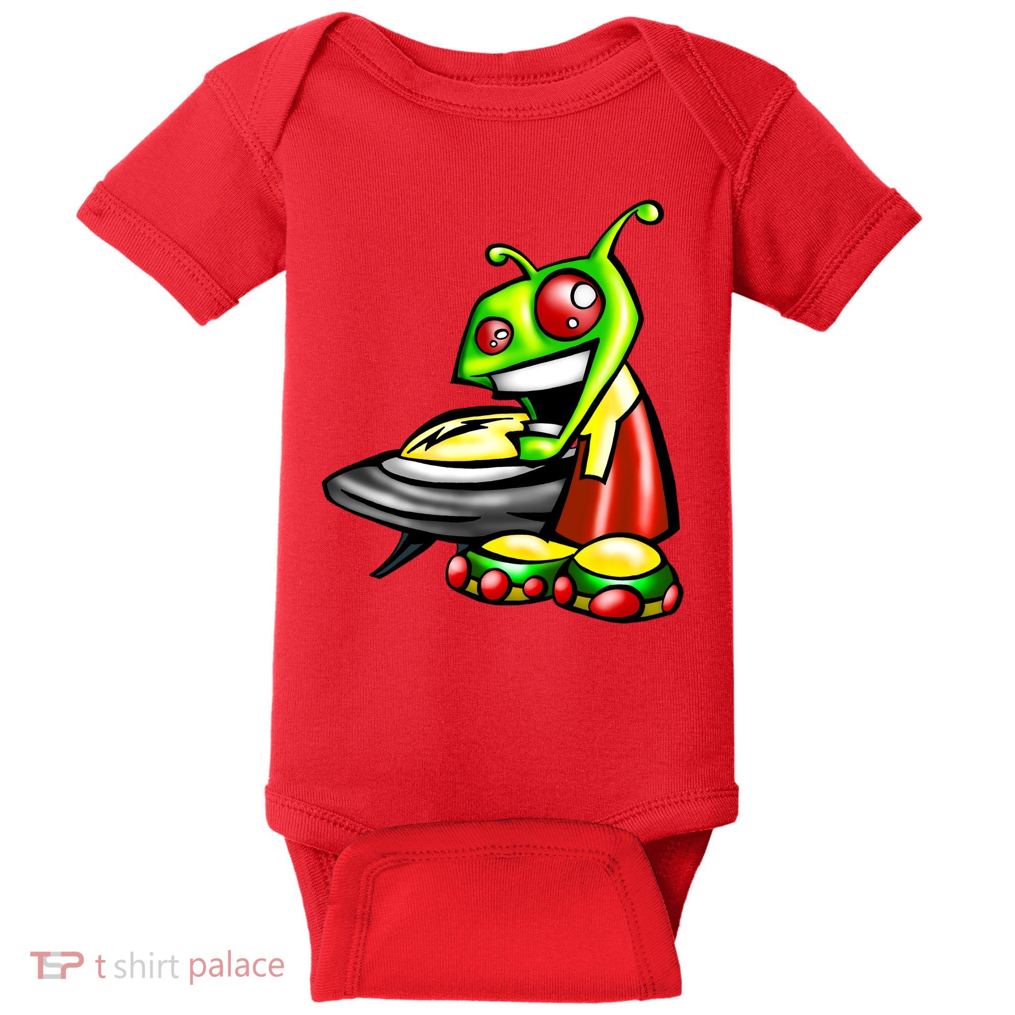 Alien & Saucer Baby Bodysuit