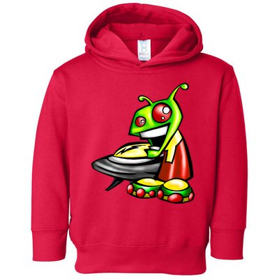 Alien & Saucer Toddler Hoodie