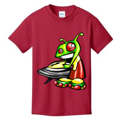 Alien & Saucer Kids T-Shirt