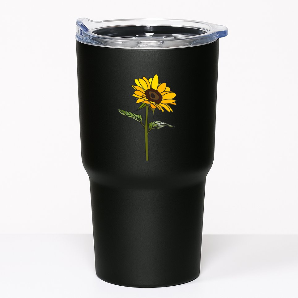 Aesthetic Sunflower Tumbler