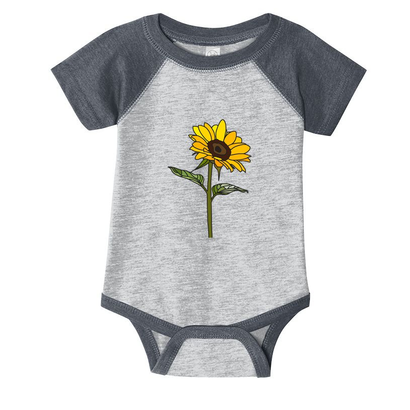 Aesthetic Sunflower Infant Baby Jersey Bodysuit