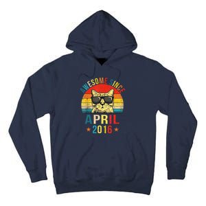 Awesome Since April 2016 5th Birthday Gift Cat Lover Tall Hoodie