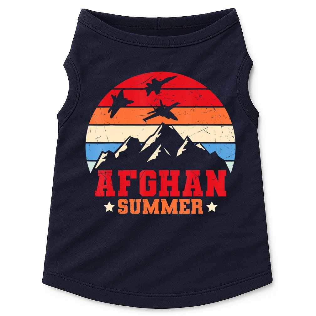 Afghan Summer Afghanistan Veteran Soldier Doggie Tank