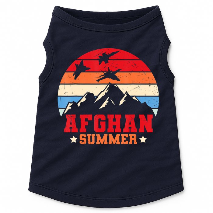 Afghan Summer Afghanistan Veteran Soldier Doggie Tank