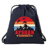 Afghan Summer Afghanistan Veteran Soldier Drawstring Bag