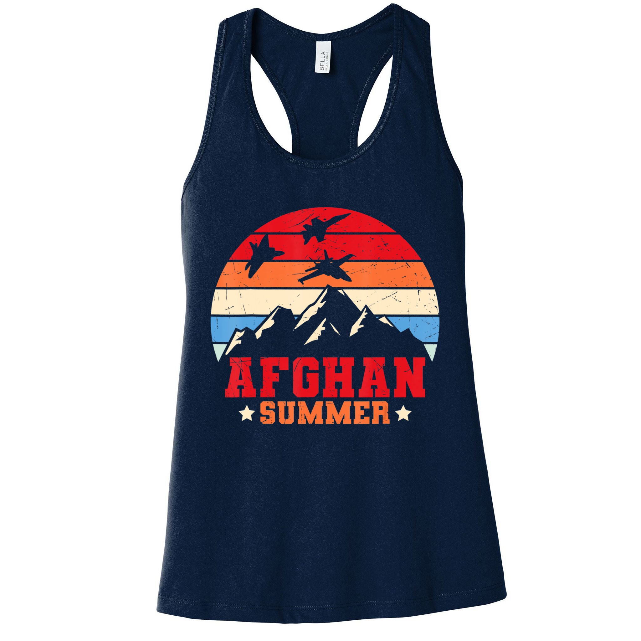 Afghan Summer Afghanistan Veteran Soldier Womens Tank Top