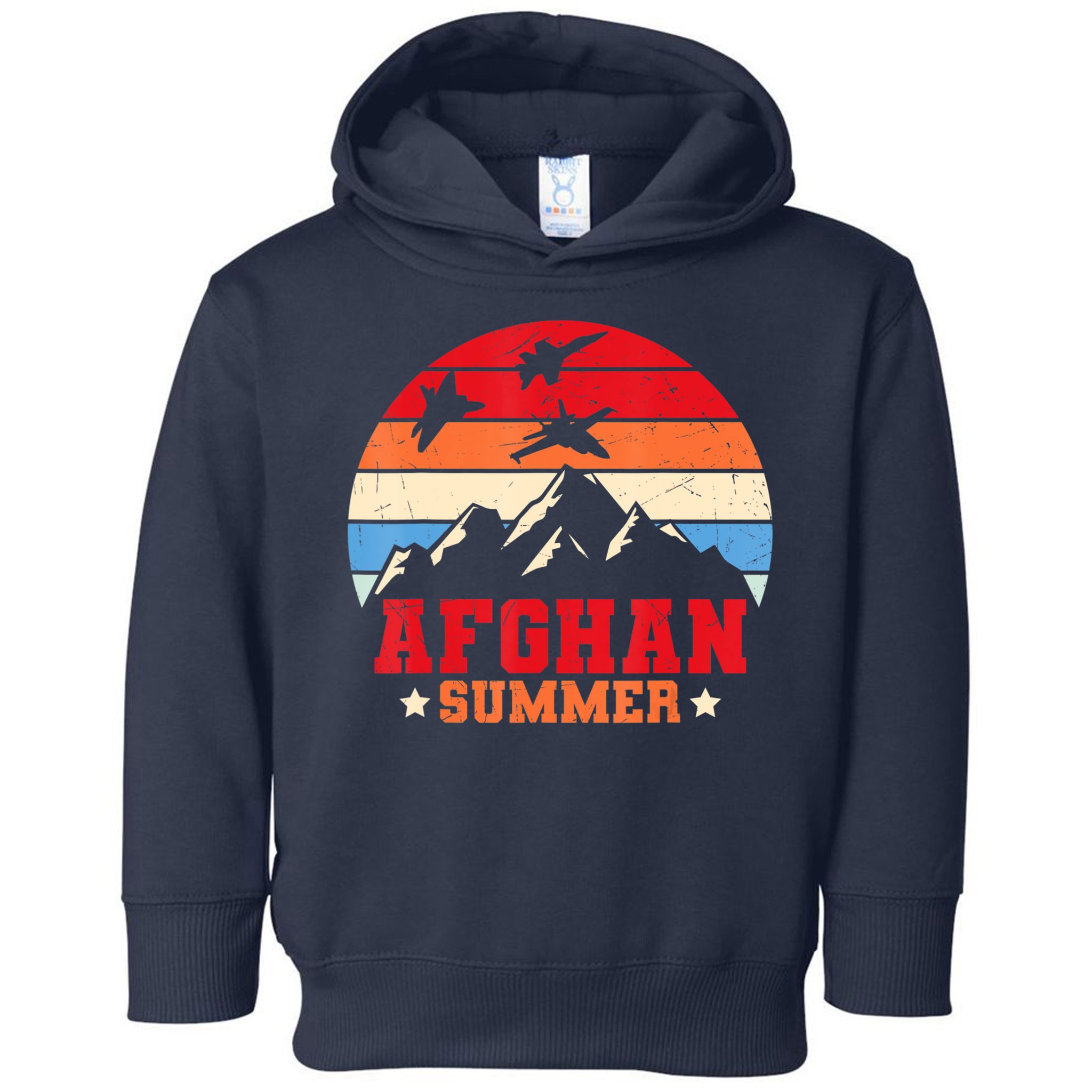Afghan Summer Afghanistan Veteran Soldier Toddler Hoodie